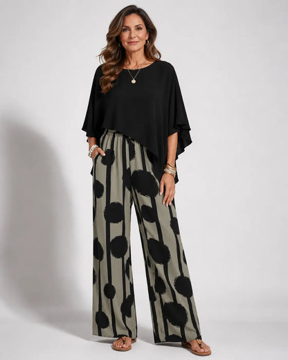 Valeriana™ | Set Top Asimmetrico e Pantaloni Boho