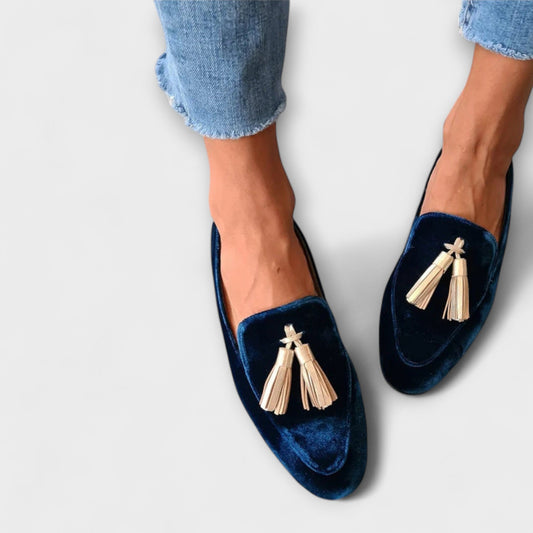 Quinnlyn | Mocassini vintage con frange